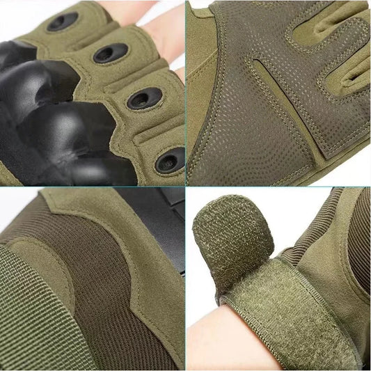 Men's Tactical Gloves Shooting Gloves Fitness Protection Sports Motorcycle Hunting Shooting Full Finger Climing Walking Gloves