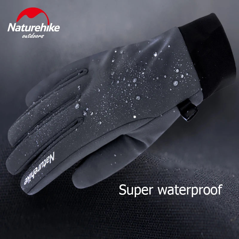 Naturehike Sports Gloves Waterproof Keep Warm Winter Gloves Men Women Outdoor Hiking Climbing Gloves Cycling Motorcycle Gloves