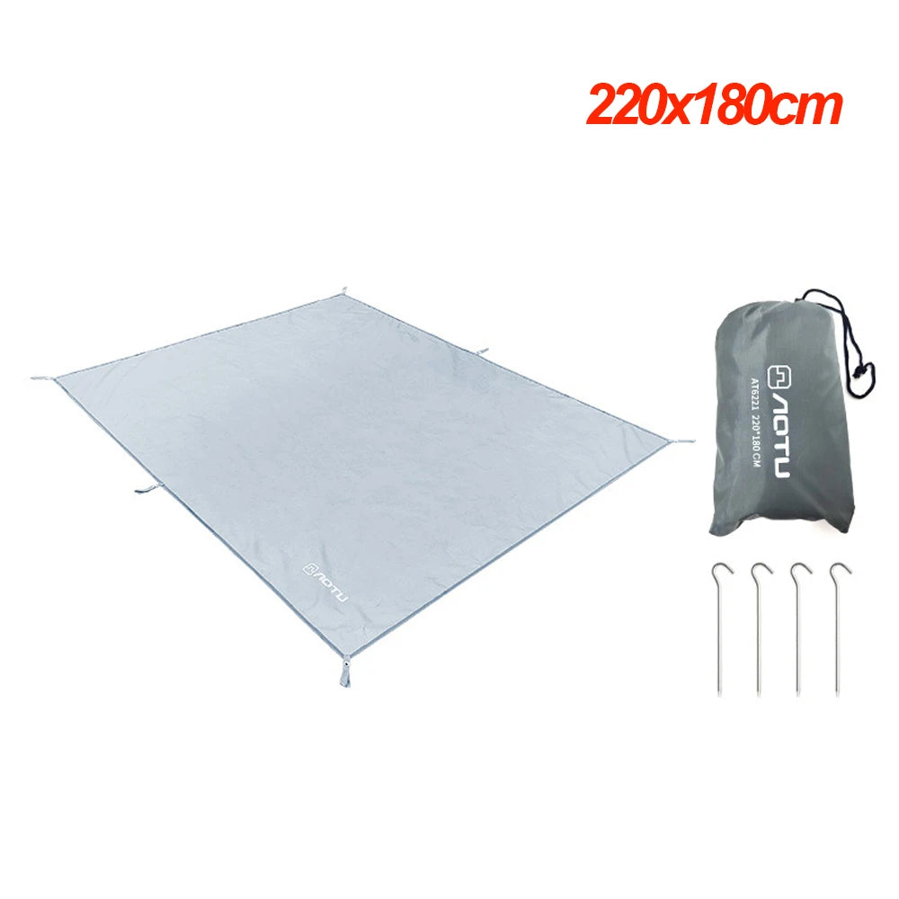 Waterproof Camping Tarp Thicken Picnic Mat Durable Beach Pad Multifunctional Tent Footprint Sun Canopy Ground Sheet for Hiking