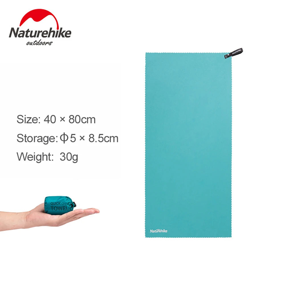 Naturehike Ultra Absorbent Quick Dry Microfiber Towel Ultralight Compact Portable Beach Gym Camping Swimming Yoga NH19Y001-J 수건