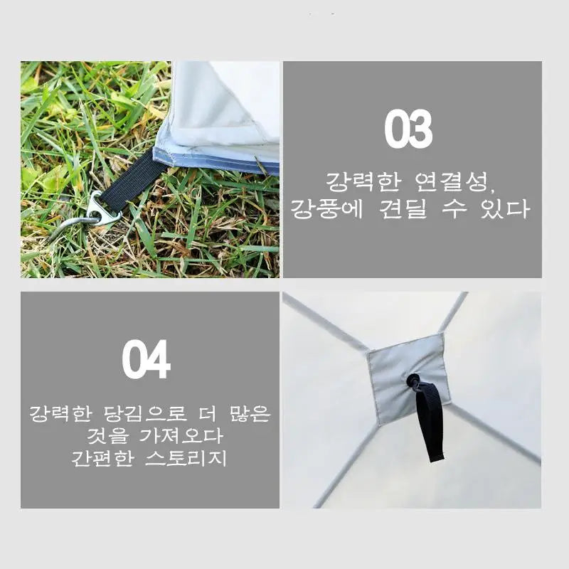 Windscreen Folding Windproof Shield Camping Awning Windbreaker tent Outdoor Canopy Sunshade Tent Large Tarp Windscreen Shelter