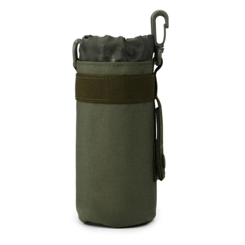 Webbing Tactic Water Bottle Drawstring Bottle Holder Hiking Travel