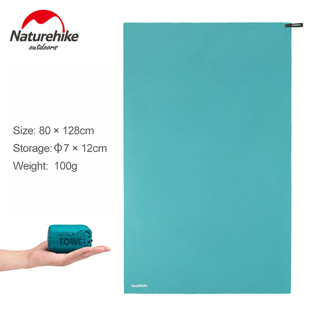 Naturehike Ultra Absorbent Quick Dry Microfiber Towel Ultralight Compact Portable Beach Gym Camping Swimming Yoga NH19Y001-J 수건