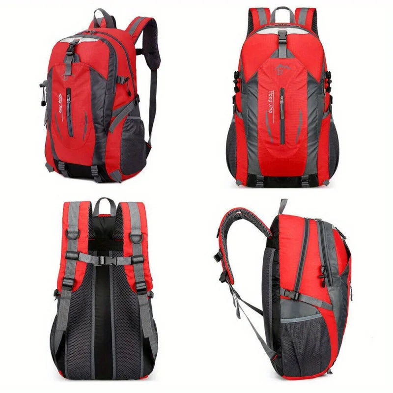 Outdoor Backpack Men's Large Capacity Travel Lightweight Casual Hiking Backpack Sports Waterproof Travel Mountaineering Bag