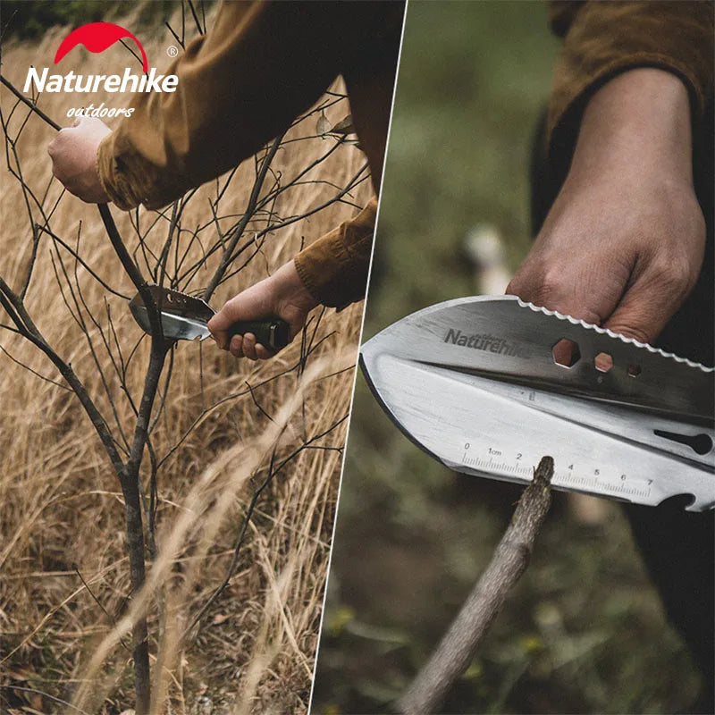 Naturehike Camping Shovel Outdoor Multifunctional Hiking Tactical Survival Emergency Tool Mini Portable Bushcraft Garden Shovels