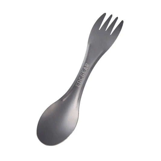 EDC Outdoor Camping Portable Picnic titanium Spoon Tableware titanium alloy Fork Ultralight pure titanium Spork